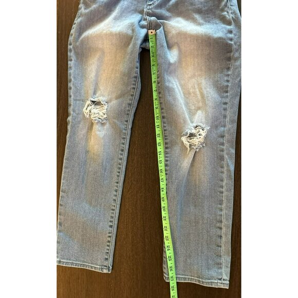 Kut From The Kloth Adele Slouchy Boyfriend Distressed Light Wash Ankle Jeans Siz - Picture 8 of 12